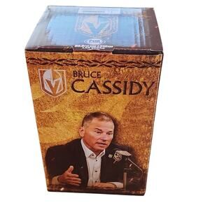 Collectible bust/statue of Vegas Golden Knights coach Bruce Cassidy